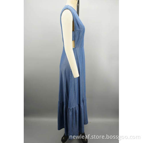 Ladies ruffle botttom Dress